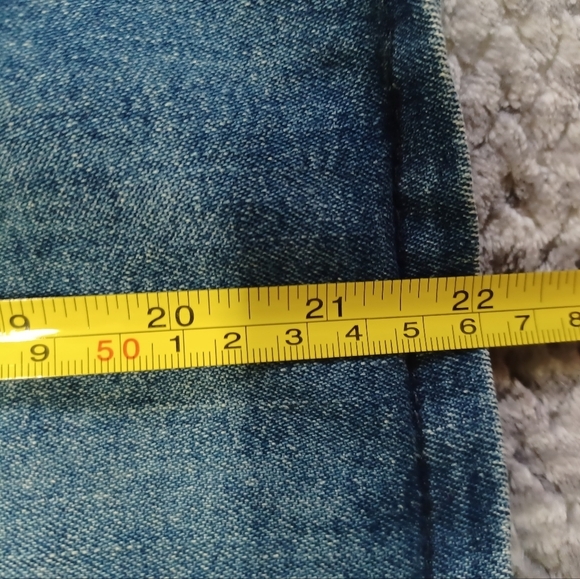 VTG Tommy Hilfiger Denim Jean Pencil Skirt Y2K 90s Made In Canada Sz 11 Preppy - Picture 8 of 9